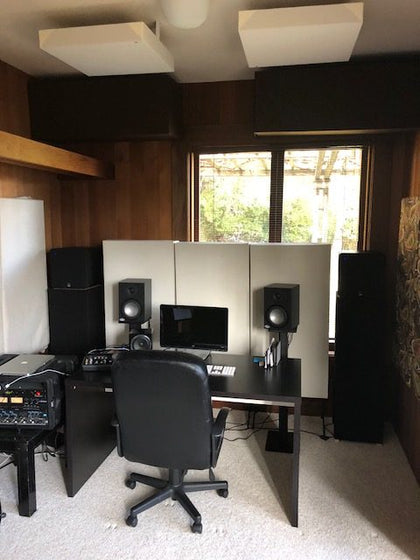 Improving The Room Acoustics Of A Marin Home Recording Studio